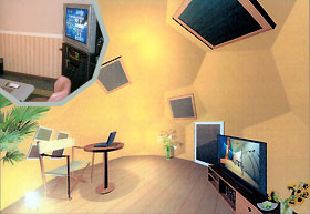 As a home theater space.